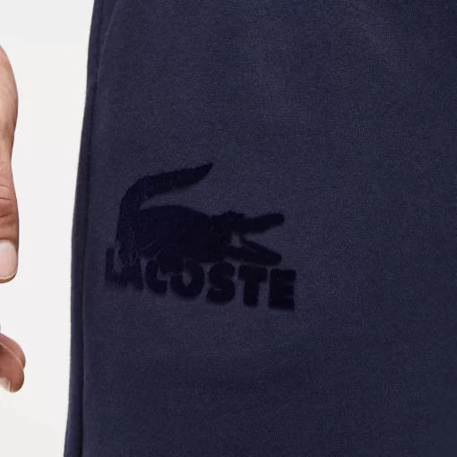 Lacoste Unterwäsche & Loungewear>Herren-Jogginghosen Aus Baumwoll-Fleece-Mischung Navy Blau 423