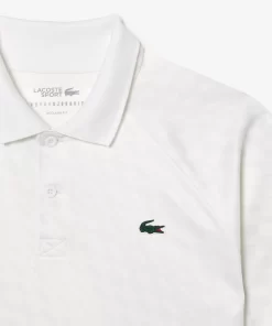 Lacoste Tennis>Herren-Poloshirt Bedruckt Tennis X Novak Djokovic Fan Version Weis 800