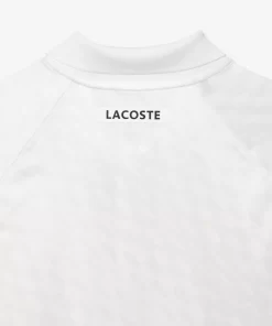 Lacoste Tennis>Herren-Poloshirt Bedruckt Tennis X Novak Djokovic Fan Version Weis 800