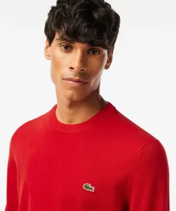 Lacoste Pullover>Herren-Pullover Aus Bio-Baumwolle Rot 240