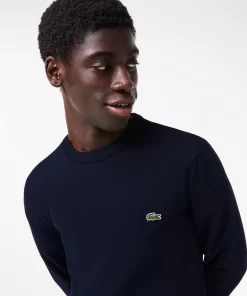 Lacoste Pullover>Herren-Pullover Aus Bio-Baumwolle Navy Blau 166