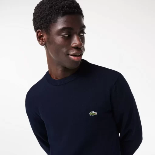 Lacoste Pullover>Herren-Pullover Aus Bio-Baumwolle Navy Blau 166