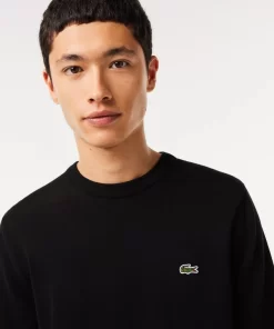 Lacoste Pullover>Herren-Pullover Aus Bio-Baumwolle Schwarz 031