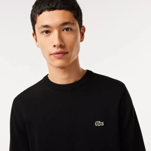 Lacoste Pullover>Herren-Pullover Aus Bio-Baumwolle Schwarz 031