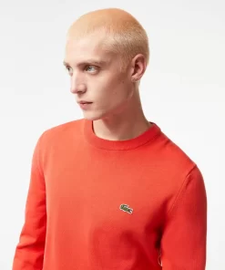 Lacoste Pullover>Herren-Pullover Aus Bio-Baumwolle Orange 02K