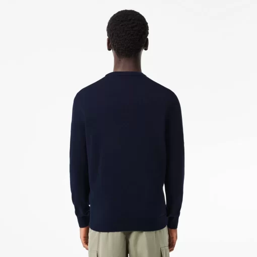 Lacoste Pullover>Herren-Pullover Aus Bio-Baumwolle Navy Blau 166