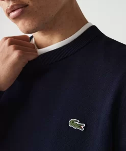 Lacoste Pullover>Herren-Pullover Aus Bio-Baumwolle Navy Blau 166