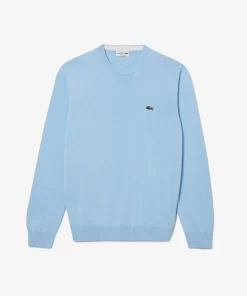 Lacoste Pullover>Herren-Pullover Aus Bio-Baumwolle Pastellblau Hbp