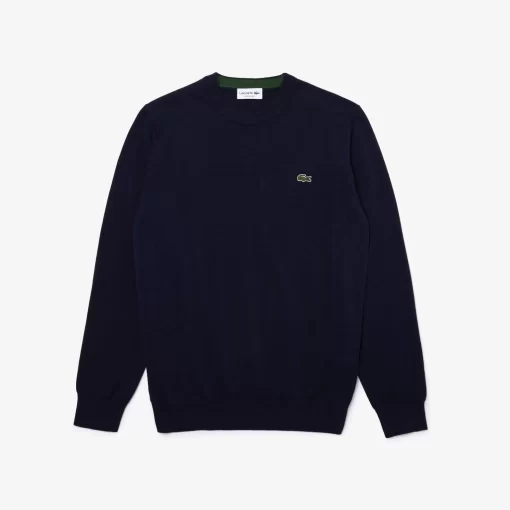 Lacoste Pullover>Herren-Pullover Aus Bio-Baumwolle Navy Blau 166