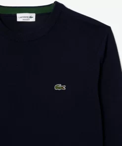 Lacoste Pullover>Herren-Pullover Aus Bio-Baumwolle Navy Blau 166