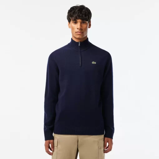 Lacoste Pullover>Herren-Pullover Aus Wolle Navy Blau 166