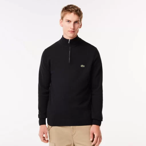 Lacoste Pullover>Herren-Pullover Aus Wolle Schwarz 031