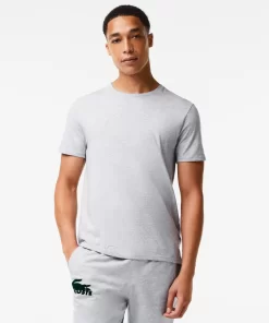 Lacoste Unterwäsche & Loungewear>Herren-Rundhals-Shirt Aus Baumwolle Im 3Er-Pack Weis / Heidekraut Grau / Schwarz Bxy