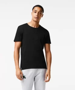 Lacoste Unterwäsche & Loungewear>Herren-Rundhals-Shirt Aus Baumwolle Im 3Er-Pack Weis / Heidekraut Grau / Schwarz Bxy