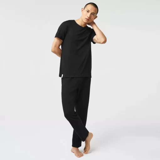 Lacoste Unterwäsche & Loungewear>Herren-Rundhals-Shirt Aus Baumwolle Im 3Er-Pack Weis / Heidekraut Grau / Schwarz Bxy