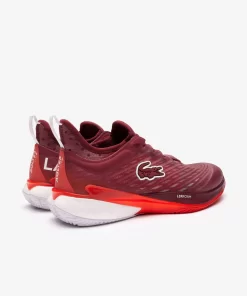 Lacoste Tennis>Herren-Schuhe Ag-Lt23 Ultra Fur Sandplatz Burgundy/Orange Bg8