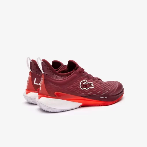 Lacoste Tennis>Herren-Schuhe Ag-Lt23 Ultra Fur Sandplatz Burgundy/Orange Bg8