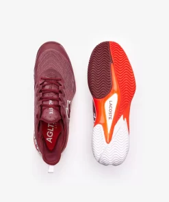 Lacoste Tennis>Herren-Schuhe Ag-Lt23 Ultra Fur Sandplatz Burgundy/Orange Bg8