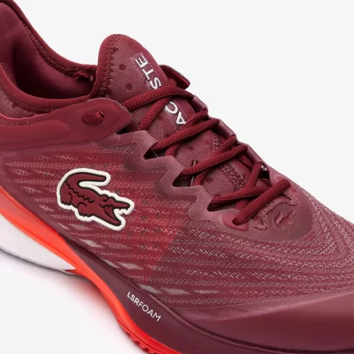 Lacoste Tennis>Herren-Schuhe Ag-Lt23 Ultra Fur Sandplatz Burgundy/Orange Bg8