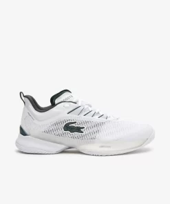 Lacoste Tennis>Herren-Schuhe Ag-Lt23 Ultra Aus Textil White/Dark Green 1R5