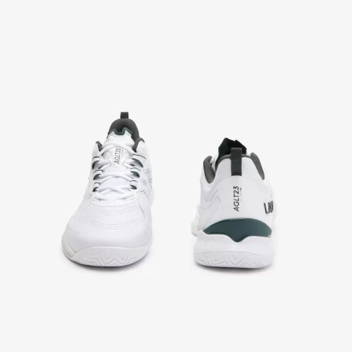 Lacoste Tennis>Herren-Schuhe Ag-Lt23 Ultra Aus Textil White/Dark Green 1R5