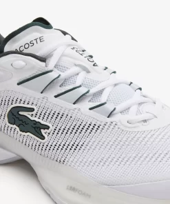 Lacoste Tennis>Herren-Schuhe Ag-Lt23 Ultra Aus Textil White/Dark Green 1R5