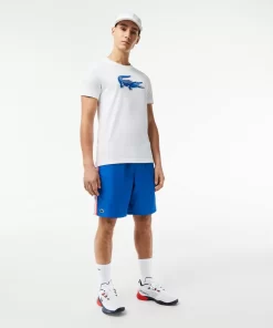 Lacoste Tennis>Herren-Schuhe Ag-Lt23 Ultra Aus Textil Wht/Red/Nvy 394