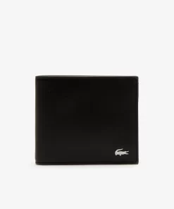 Lacoste Geldbörsen & Kleinlederwaren>Herren-Set Fitzgerald Leder-Brieftasche Und Kartenetui Black 000