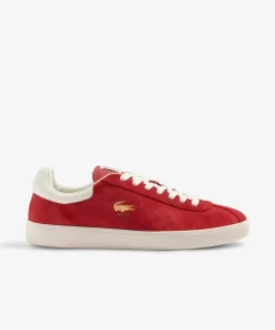 Lacoste Sneakers>Herren-Sneaker Baseshot Aus Premium-Veloursleder Red/Off Wht 262