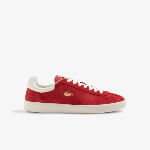 Lacoste Sneakers>Herren-Sneaker Baseshot Aus Premium-Veloursleder Red/Off Wht 262