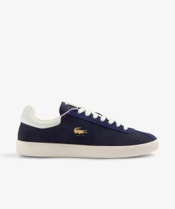 Lacoste Sneakers>Herren-Sneaker Baseshot Aus Premium-Veloursleder Nvy/Off Wht J18