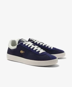 Lacoste Sneakers>Herren-Sneaker Baseshot Aus Premium-Veloursleder Nvy/Off Wht J18