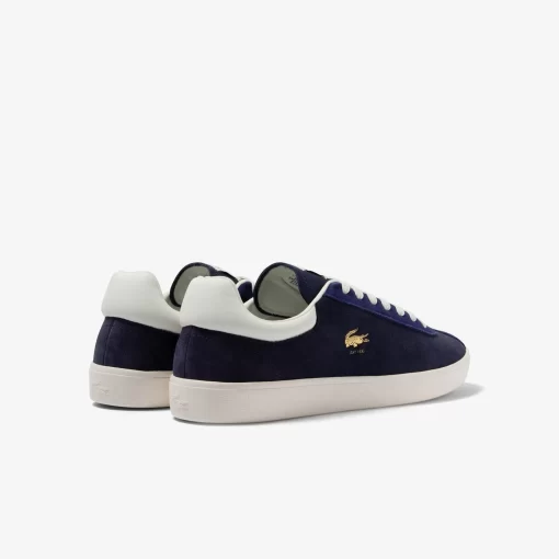 Lacoste Sneakers>Herren-Sneaker Baseshot Aus Premium-Veloursleder Nvy/Off Wht J18