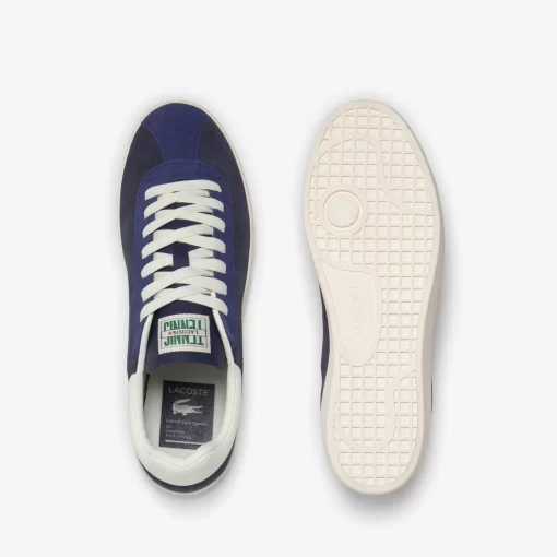 Lacoste Sneakers>Herren-Sneaker Baseshot Aus Premium-Veloursleder Nvy/Off Wht J18