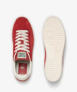 Lacoste Sneakers>Herren-Sneaker Baseshot Aus Premium-Veloursleder Red/Off Wht 262