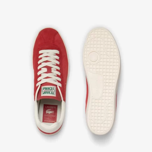 Lacoste Sneakers>Herren-Sneaker Baseshot Aus Premium-Veloursleder Red/Off Wht 262