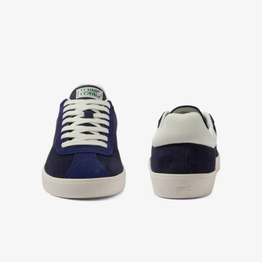 Lacoste Sneakers>Herren-Sneaker Baseshot Aus Premium-Veloursleder Nvy/Off Wht J18