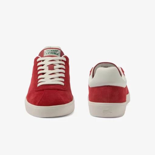 Lacoste Sneakers>Herren-Sneaker Baseshot Aus Premium-Veloursleder Red/Off Wht 262