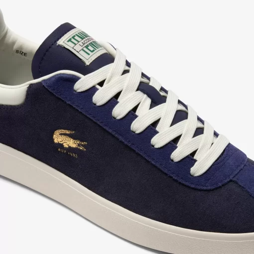 Lacoste Sneakers>Herren-Sneaker Baseshot Aus Premium-Veloursleder Nvy/Off Wht J18