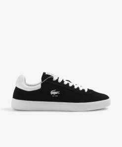 Lacoste Sneakers>Herren-Sneaker Baseshot Aus Veloursleder Black White 312