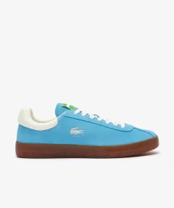 Lacoste Sneakers>Herren-Sneaker Baseshot Aus Veloursleder Blu/Gum Acl