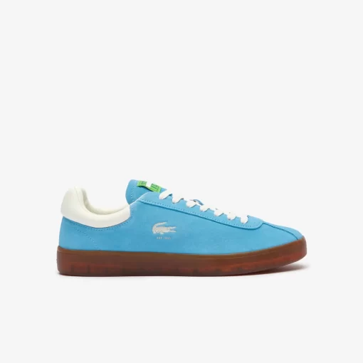 Lacoste Sneakers>Herren-Sneaker Baseshot Aus Veloursleder Blu/Gum Acl