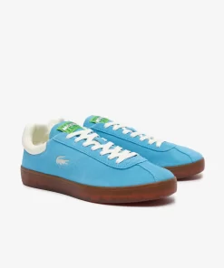 Lacoste Sneakers>Herren-Sneaker Baseshot Aus Veloursleder Blu/Gum Acl