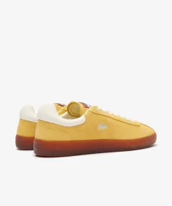 Lacoste Sneakers>Herren-Sneaker Baseshot Aus Veloursleder Ylw/Gum Agb