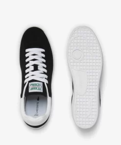 Lacoste Sneakers>Herren-Sneaker Baseshot Aus Veloursleder Black White 312