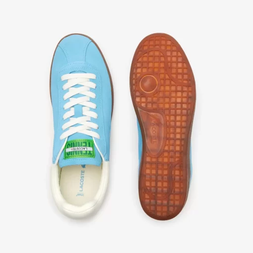 Lacoste Sneakers>Herren-Sneaker Baseshot Aus Veloursleder Blu/Gum Acl