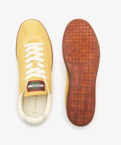 Lacoste Sneakers>Herren-Sneaker Baseshot Aus Veloursleder Ylw/Gum Agb