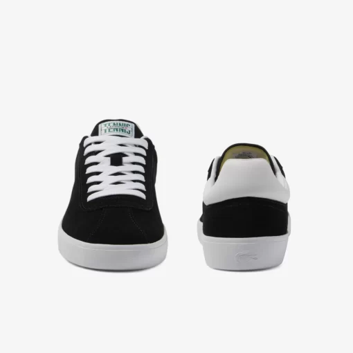 Lacoste Sneakers>Herren-Sneaker Baseshot Aus Veloursleder Black White 312