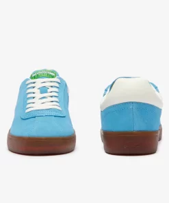 Lacoste Sneakers>Herren-Sneaker Baseshot Aus Veloursleder Blu/Gum Acl