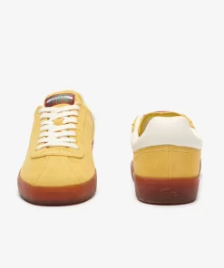 Lacoste Sneakers>Herren-Sneaker Baseshot Aus Veloursleder Ylw/Gum Agb